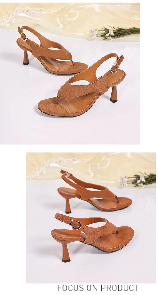 Women Sandals Fashion High Heels Sandals For Summer Women Shoes 2026 Ankle Strap Heel Zapatos Mujer Summer Footwear Women Pumps