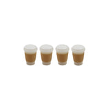 4Pcs Cute Miniature Dollhouse Mini Holding Latte Coffee Cup Mini Drinks Model For Dollhouse Doll Accessories