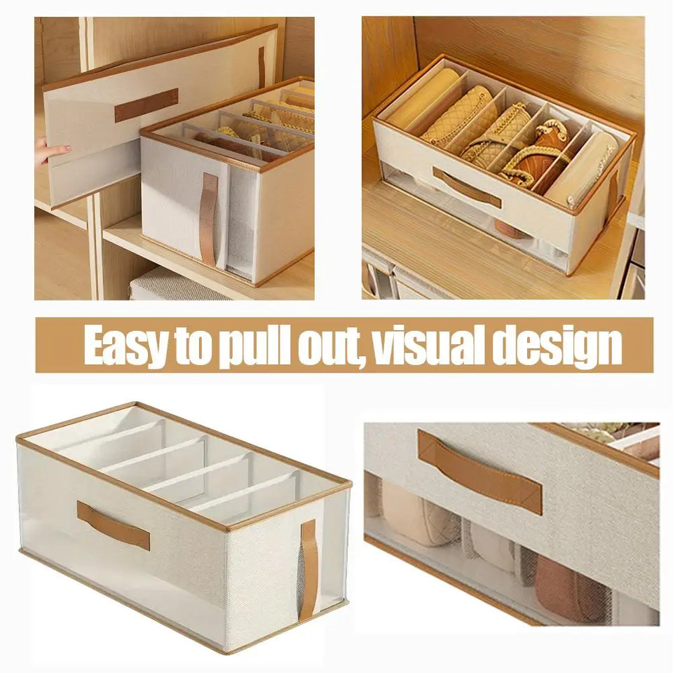 Organizer Box for Storage in The Closet Underwear Drawers Storage Bedroom Cabinet Socks Bra Storage Pants Organizer