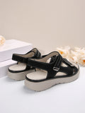 Summer Wedge Sandals for Women 2025 New Fashion Non Slip Beach Shoes Woman Lightweight Casual Platform Plus Size Sandals Women