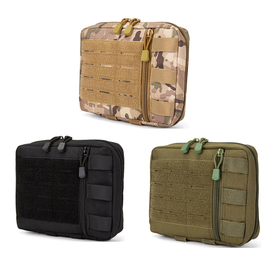 1000d Nylon Molle Admin Drop Pouch Bag, Laser Cut Utility Pouch Modular EMT EDC Organizer Cell Phone Tool Waist Pouch Bag