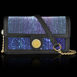 Colorful Luminous Square Bags For Woman LED Light Intelligent Touch Shoulder Bag Optical Fiber Fabric Crossbody Bag сумка