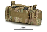 Outdoor Hiking Waist Bag 600D Waterproof Oxford Climbing Shoulder Bags Fishing Camping Hiking Pouch Chest Bag