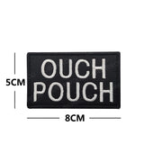 Funny But Did You Die Tactical Patches Embroidered Applique Fastener Hook & Loop Emblem Ouch Pouch Badge Patch for Caps Bag Vest
