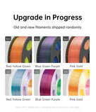 ANYCUBIC Dual-Color Silk Filament Silk Texture FDM 3D Printer PLA Filament Shine Bright Multicolor Silk 3D Printing Material