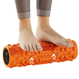 Electric Vibrating Foam Roller Massage Column Rechargeable Muscle Roller 5 Modes Tissue Massager for Bodybuilding