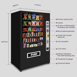 Snack and  Beverages Refrigerated  Automatic Vending Machines for Retail Items Vending Machines