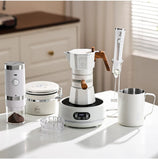 Bincoo Dual Valve Moka Pot Espresso Machine Thermostatic Extraction Coffee Moka Pot Hand Brewed Coffee Pot Barista Accessories