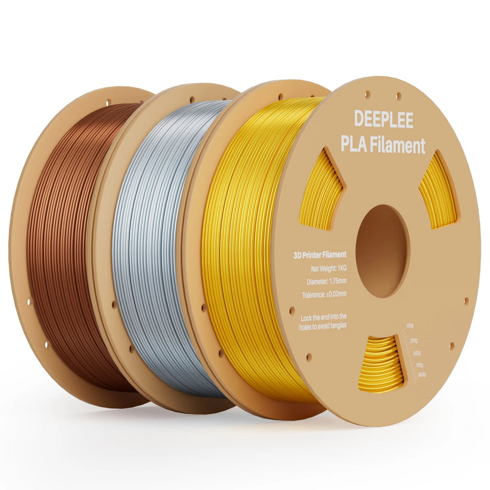DEEPLEE 10KG Silk Filament PLA 1.75mm 3D Printer Filament for FDM 3D Printers Elegoo PLA for Elegoo Centauri Carbon