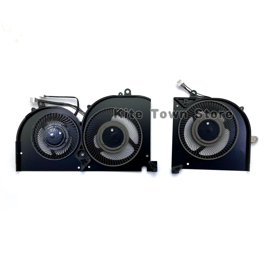 New CPU+GPU Cooling 5V Fan for MSI GS75 P75 WS75 MS-17G1 MS-17G2 MS-17G3 P/N: BS5005HS-U3I BS5005HS-U3J MS-17G1 MS-17G2 MS-17G3