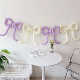 4PCS 22 inch love bow balloon set decoration theme party birthday party scene layout coffee dessert shop decoration