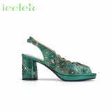 New Fashionable Coffee Color Peep Toe Ladies Shoes Matching Bag Set For Nigerian Women Wedding Party Pump