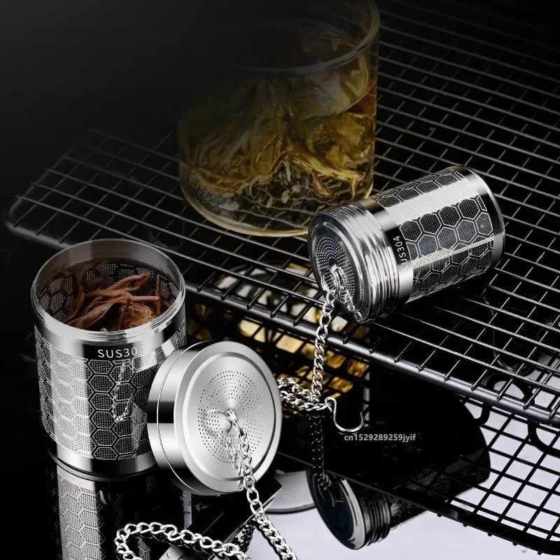 Tea Strainer Stainless Steel Tea Infuser Tea Leaves Spice Seasoning Ball Strainer Teapot Fine Mesh Coffee Filter Teaware