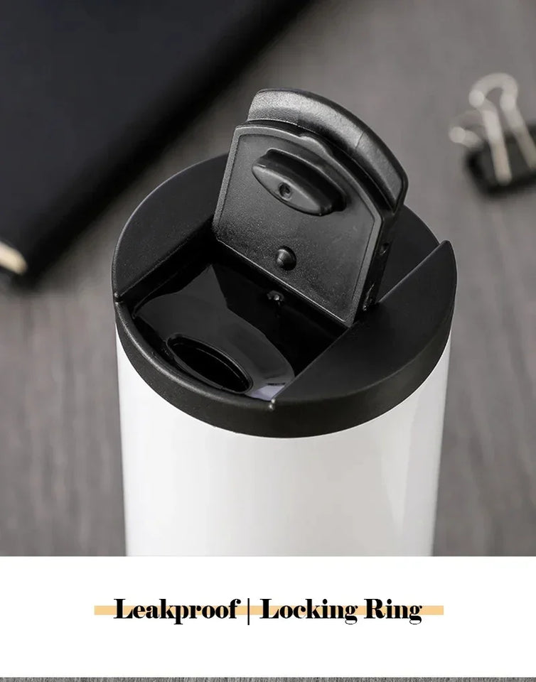 400ML Stainless Steel Coffee Thermos Leakproof Car Vacuum Flasks Thermal Coffee Mug Portable Travel Portable Insulated Bottle