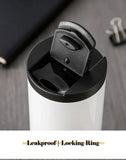400ML Stainless Steel Coffee Thermos Leakproof Car Vacuum Flasks Thermal Coffee Mug Portable Travel Portable Insulated Bottle