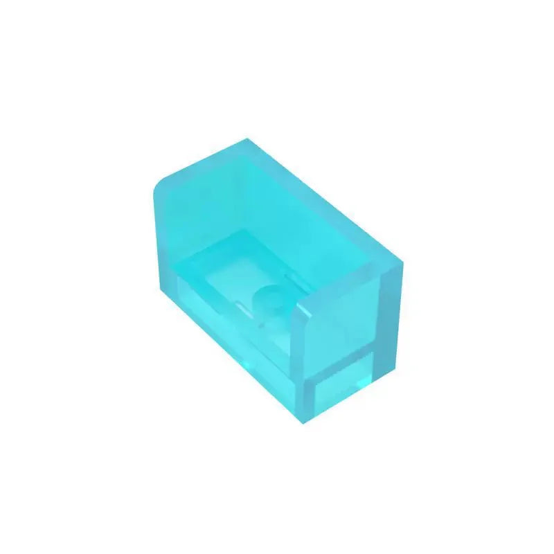 10Pcs 23969 Panel 1X2X1 Rounded Corner 2Sides Building Blocks MOC Accessories Compatible with Brick Children Toys