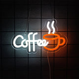 Coffee Led Neon Sign, Coffee Super Bright Sign, Usb Connection Powered, Suitable For Coffee Shop Front Desk Business Art Decor.
