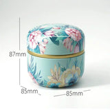 New Portable Retro Metal Tea Can Chinese Candy Coffee Bean Tea Bag Sealed Moisture-proof Container Personalized Storage Supplies