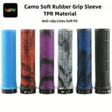 NPY Bicycle Handles Mtb Rubber Lock-on Grip Shockproof Non-slip Mountain/Road Bike Handle Cover Folding Balance Bike Accessories