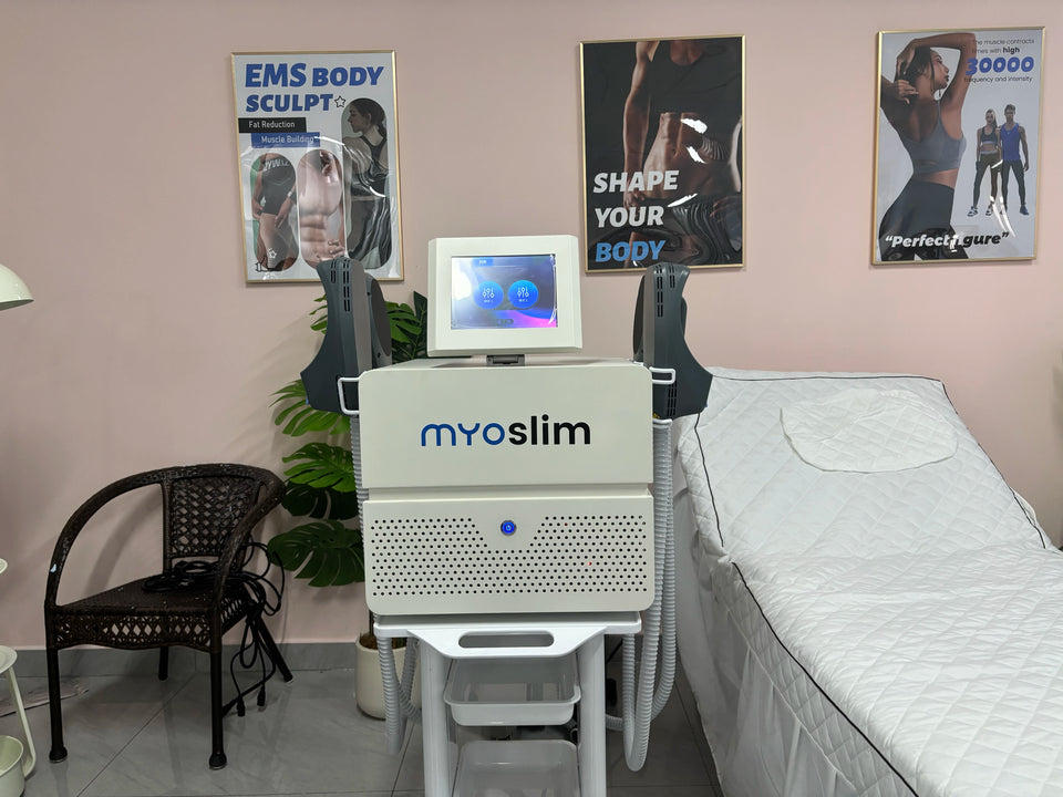 RF EMS Body Sculpting  Machine 6500W Sculpt Muscle Stimulation Abdominal Burning Fat Slimming Electromagnetic Weight Loss
