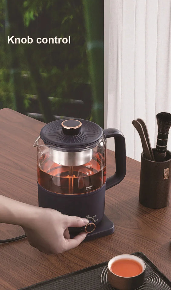 1.2L Pu'er Black Tea Glass Teapot Automatic Insulation Steam Teapot Household Electric Kettle Multifunctional Health Pot 220V