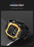 SKMEI 2126 Digital Countdown Sports Watches for Men LED Display Waterproof Stopwatch Mens Wristwatch Alarm Clock montre homme