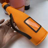 Resin Handle Wine Storage Bag Portable Czech Diamond Hand-carrying Gift Packaging Shiny Handwoven Bags Bottle jacket