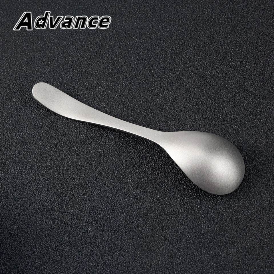 Small Size Titanium Alloy Spoon Outdoor Camping Coffee Mixing Spoon