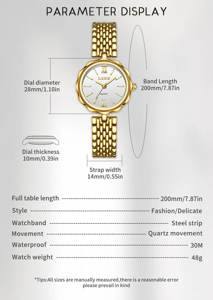 LIGE Elegant Creative Steel Quartz Women Watch Fashion Waterproof Watches For Women Original Brand Luxury Women's Bracelet Watch