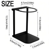 Stainless Steel Coffee Drip Holder Foldable Lightweight Espresso Machine Bracket Compact Size Space-saving Coffee Dripper Rack