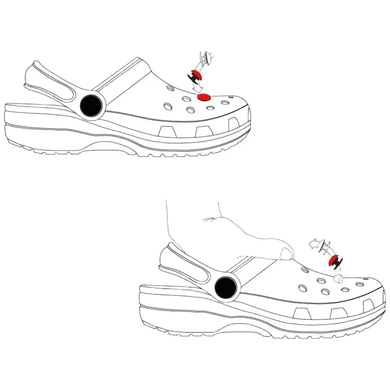 New Cute 3D Puppy Shoes Charms Cartoon Dog Small Animal Models Removable ABS Components Sandal and Slipper Decorations