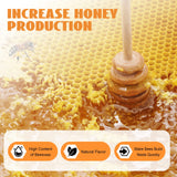30-Pack Natural Beeswax Hive Foundations Beekeeper's Starter Kit 7.68x16.34" Beekeeping Sheets for Increased Honey Production