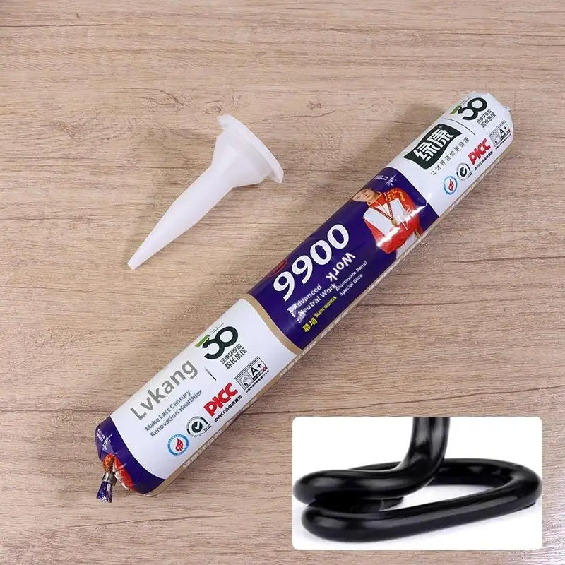 Silicone Adhesive Waterproof Sealant Door And Window Edge Sealing Glass Adhesive Weatherproof Fast-drying Transparent