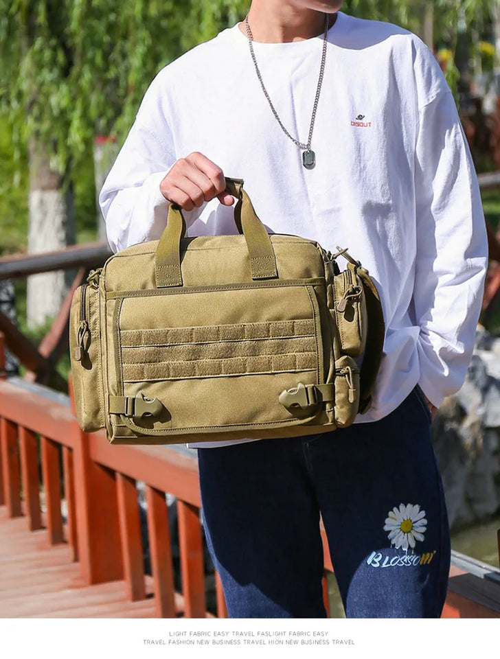 40L Portable Backpack Tactics Multifunction Outdoor High Capacity Camping Backpacks Army Diagonal Span Bag