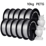 Geeetech PETG 10 Rolls Filament 3d print wire Vacuum Packaging 1KG/roll 1.75mm 100% Filament for most FDM 3D printer