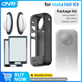 Accessories Set for Insta360 X3 X4 X5 Lens Guard Screen Protector Storage Bag Silicone Case Lens Cap Protective Frame Insta 360