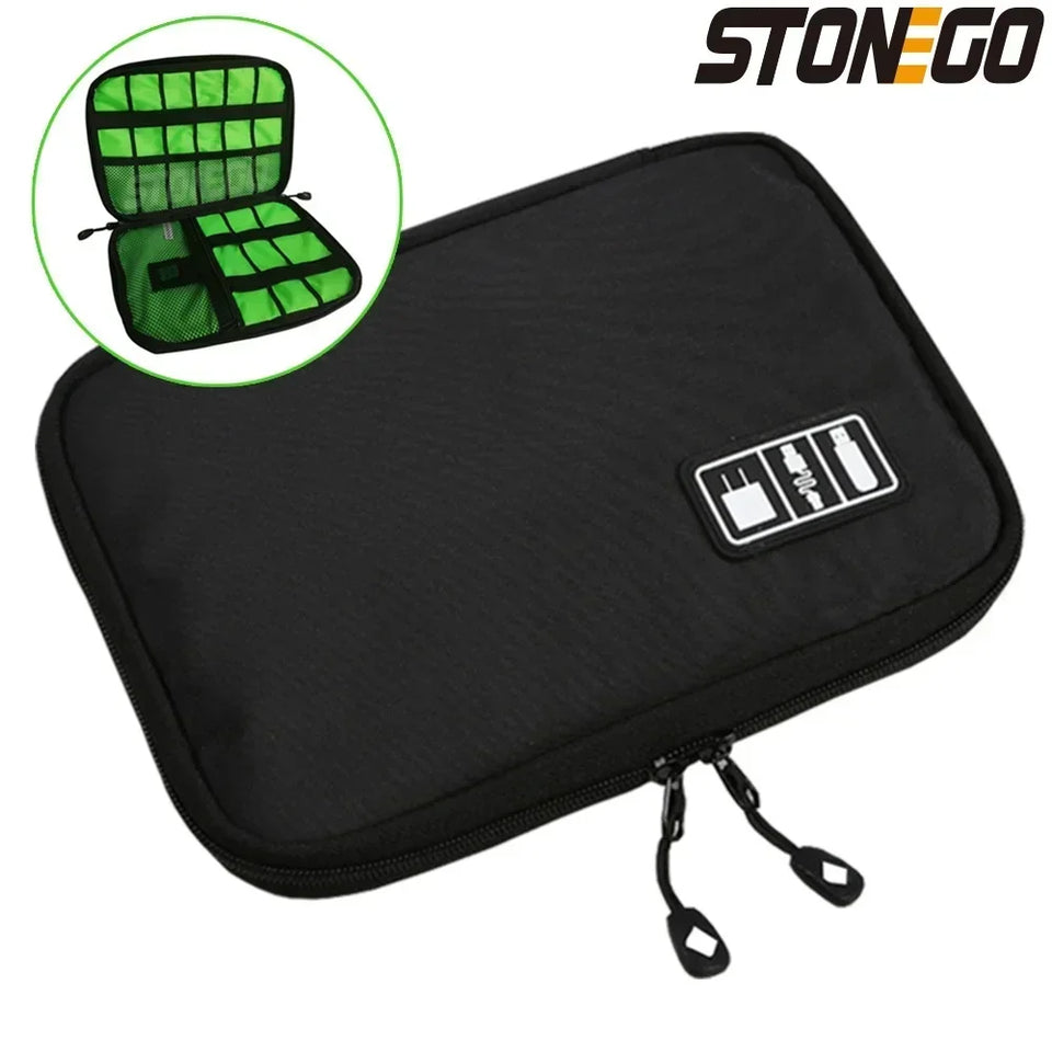 USB Charger Storage Bag Gadget Cable Organizer Storage Bag Waterproof Data Line Travel Suitcase Portable Electronic Organizer