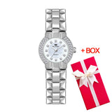 Women Luxury Brand Watch 2025 Dress Silver Gold Women Wrist Watch Quartz Diamond Ladies Watches Female Clock Bayan Kol Saati