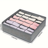 24-Compartment Organizer for Underwear Socks Bra Pants Scarf Tie Storage Box Wardrobe Drawer Organizers Foldable Case