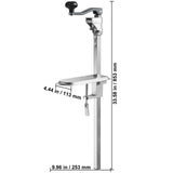 SucceBuy Manual Can Opener Commercial Table Clamp Opener for Large Cans Can Opener with Base Adjustable Height Industrial Opener