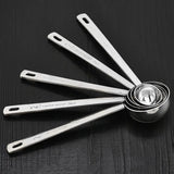 High-quality Stainless Steel Measuring Spoon Blending Thicken Coffee Scoop 5/10/15/20/30ML Powder Spoon Coffee