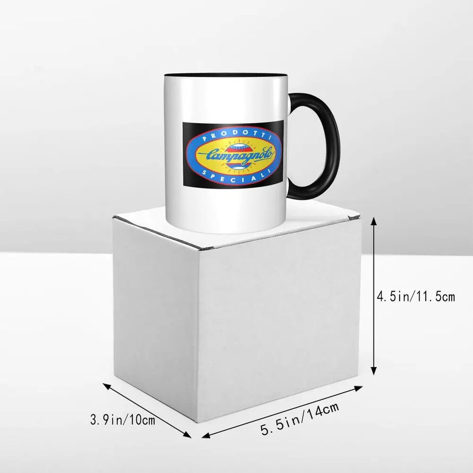 Campagnolo Vintage Italian Cycling Tour Mug Funny Ceramic Coffee Cups Tea Mugs Milk Cup Drinkware Gifts for Friends