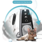 Portable Transparent Pet Cat Carrier Clear Dome Space Capsule Pet Carrying Bag Breathable Cat Backpack Vet Visit