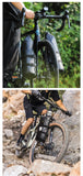 ENLEE Bicycle Multifunctional Front Fork Bag Outdoor Waterproof Bag 5L Capacity Road Mountain Bike Long-Distance Travel Bag