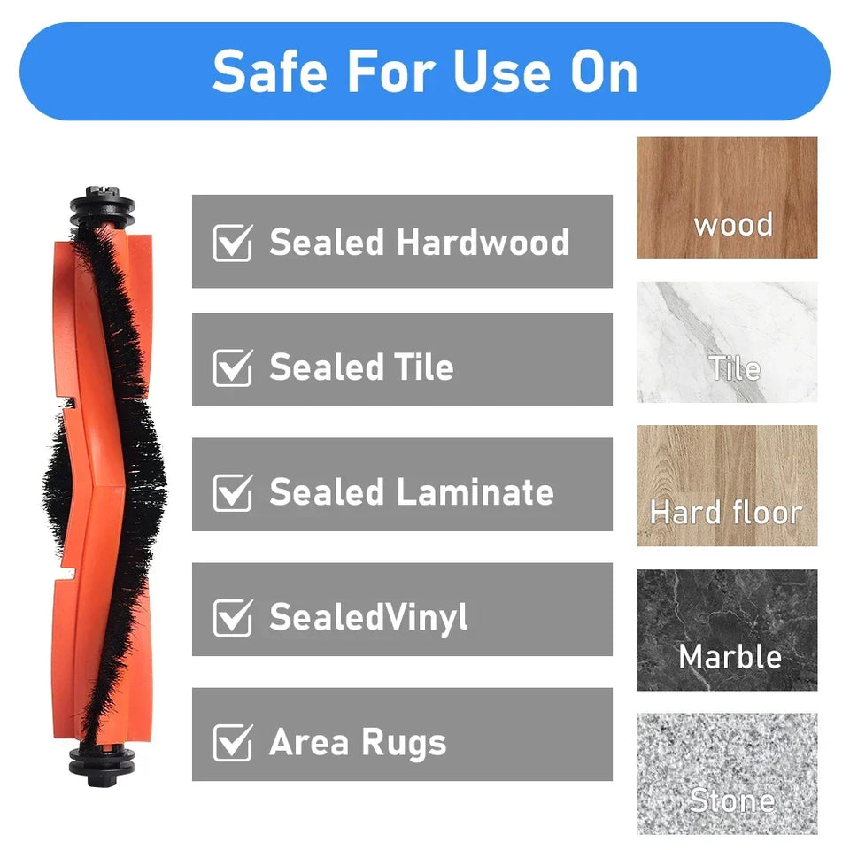 For Xiaomi Robot Vacuum X20+/X10+ /X20 Plus/X10 Plus Parts Mop Cloth Dust Bag Roller Side Brush Hepa Filter Part Accessories
