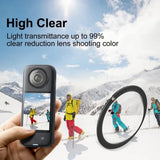 Accessories Set for Insta360 X3 X4 X5 Lens Guard Screen Protector Storage Bag Silicone Case Lens Cap Protective Frame Insta 360