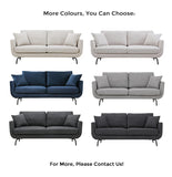 Furniture White Living Room 2 Seater Modern Nordic Scandinavian Upholstery Small Comfy High Quality