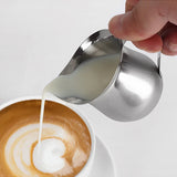 Coffee Milk Frothing Pitcher Cup Kitchen Stainless Steel Creamer Pitchers 60-240ML Measuring Cup With Pouring Spout Coffeeware