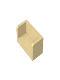 10Pcs 23969 Panel 1X2X1 Rounded Corner 2Sides Building Blocks MOC Accessories Compatible with Brick Children Toys