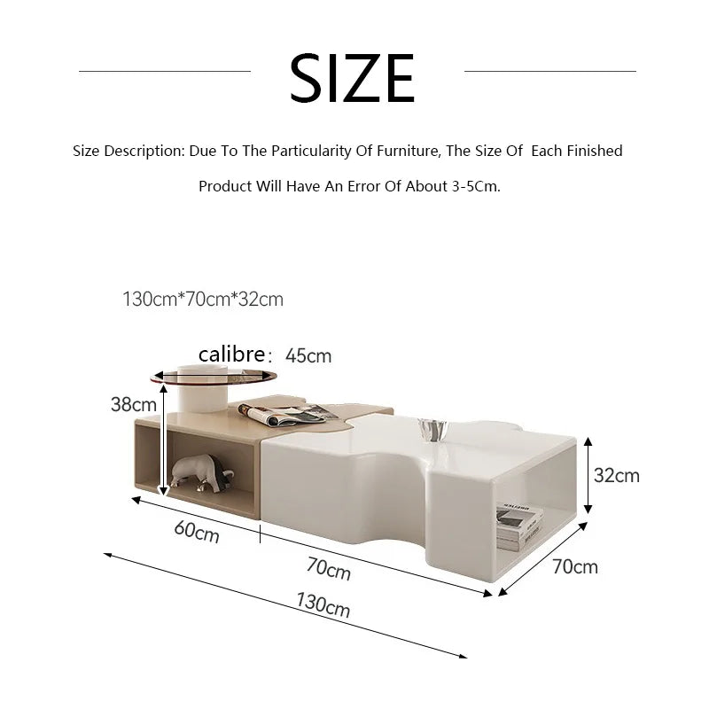 Light Luxury Tea Table Set Tea Table Small Living Room Home Modern Minimalist Patchwork Tea Table